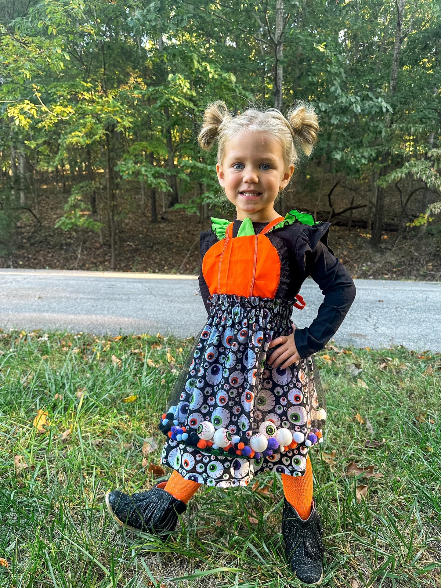 Baby Pumpkin Pinafore PDF