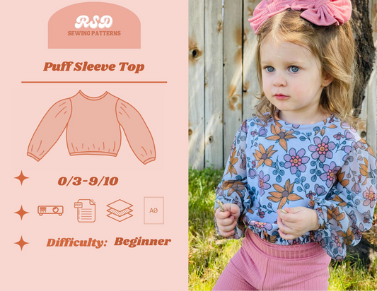 Puff Sleeve Top PDF