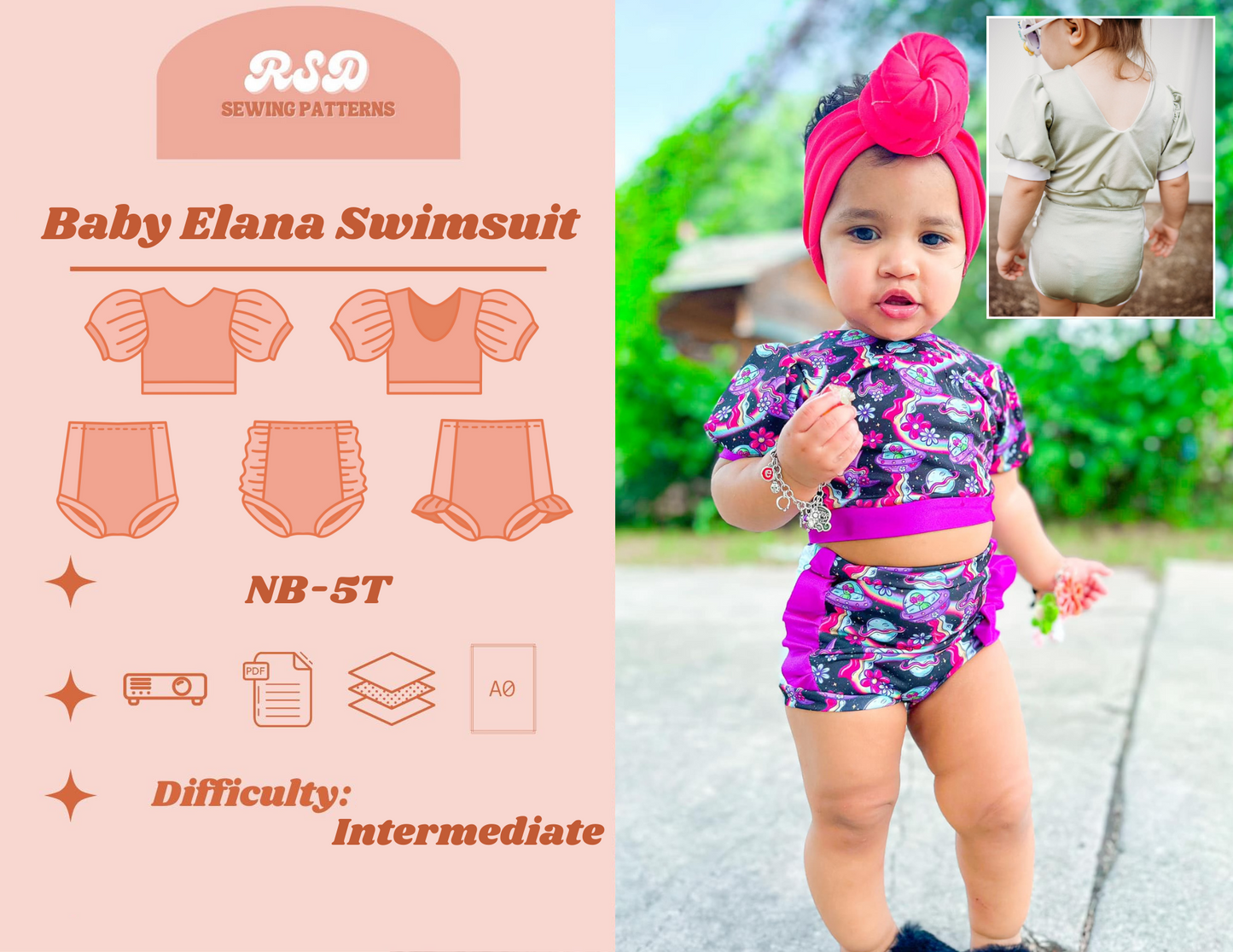 Baby Elana Swimsuit PDF