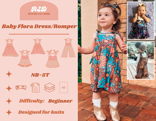 Baby Flora Romper & Dress PDF