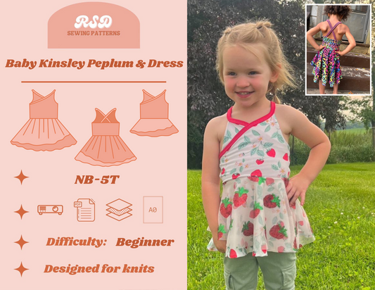 Baby Kinsley Peplum & Dress PDF