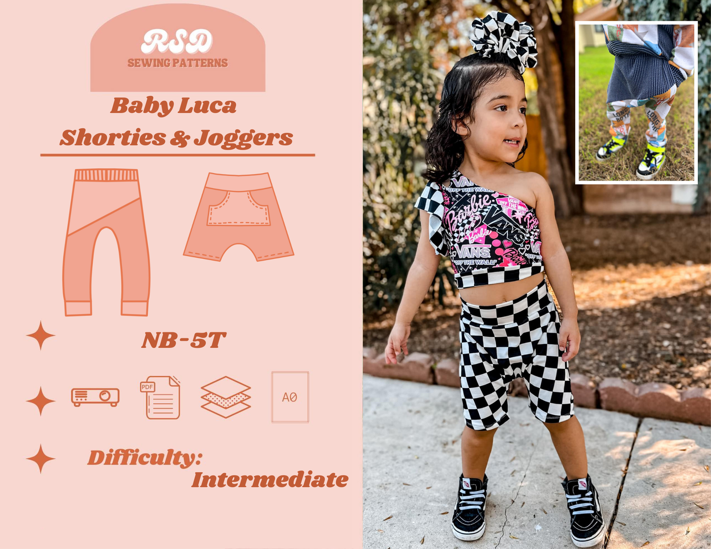 Baby Luca Shorties/Joggers PDF