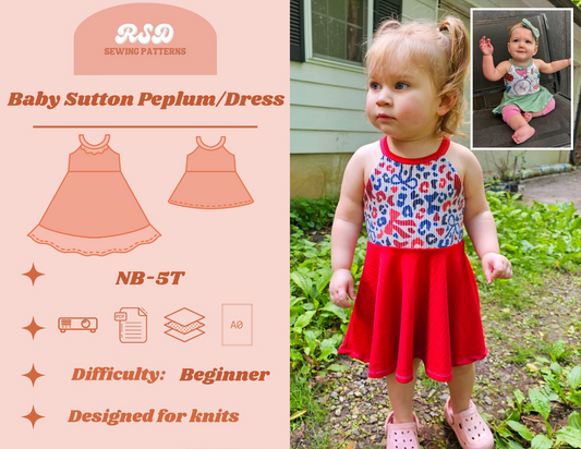 Baby Sutton Peplum/Dress PDF