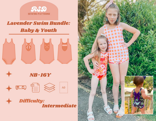 Baby & Youth Lavender Swimsuit Bundle PDF