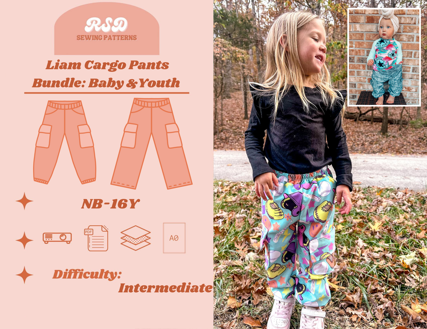 Baby & Youth Liam Cargo Pants Bundle PDF