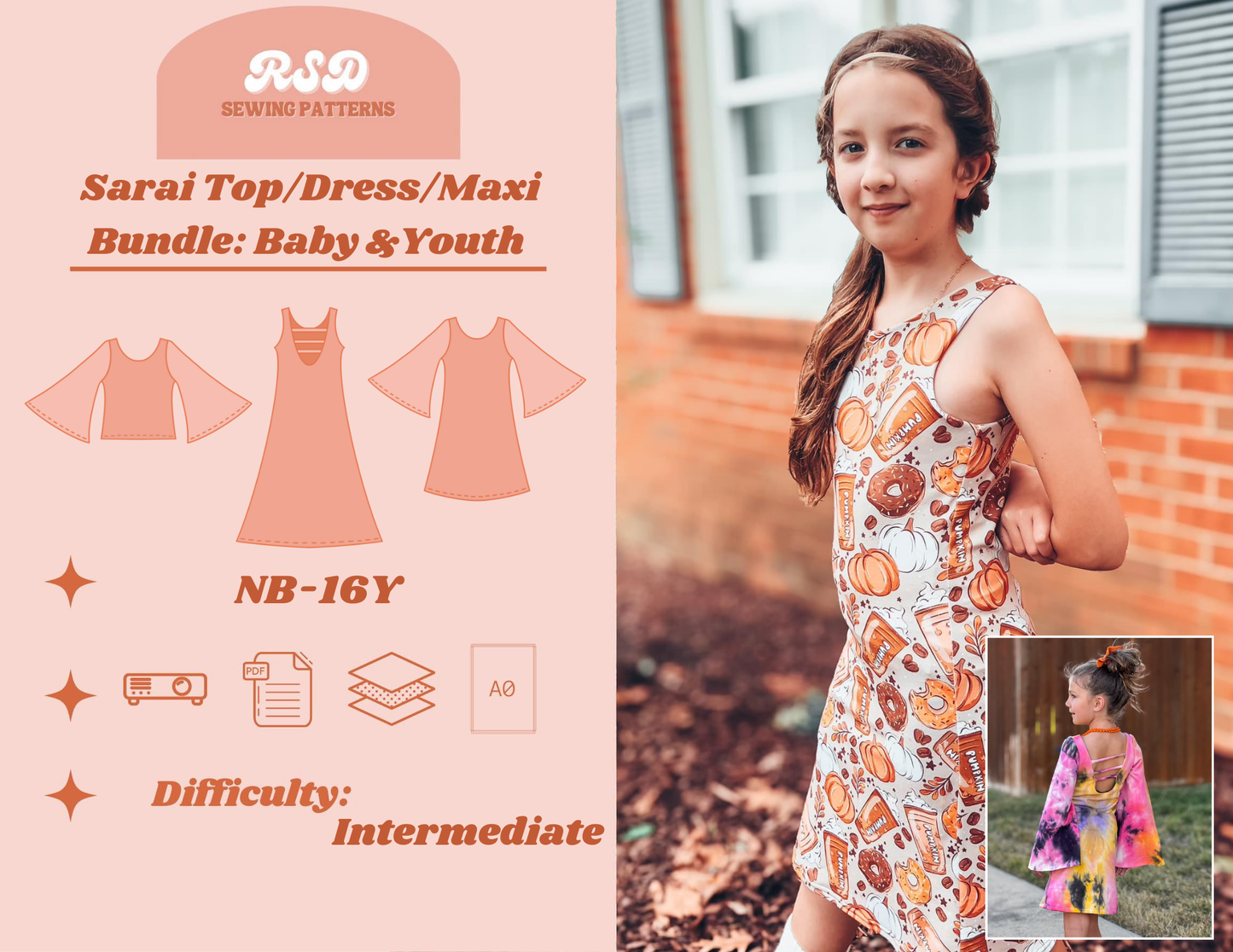 Baby & Youth Sarai Top/Dress/Maxi Bundle PDF