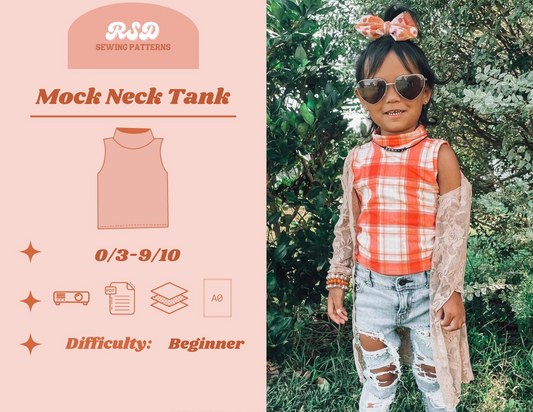 Mock Neck Tank PDF