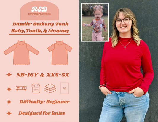 Baby, Youth, & Mommy Bethany Top Bundle PDF