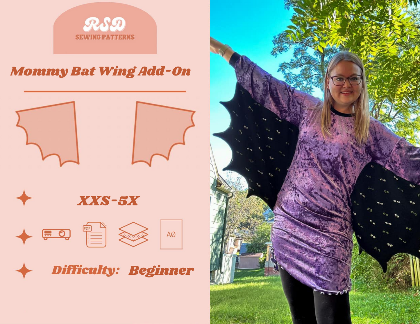 Mommy Bat Wing Add On PDF