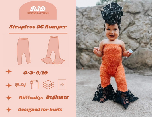 Strapless OG Romper - Cuffs + Bells PDF
