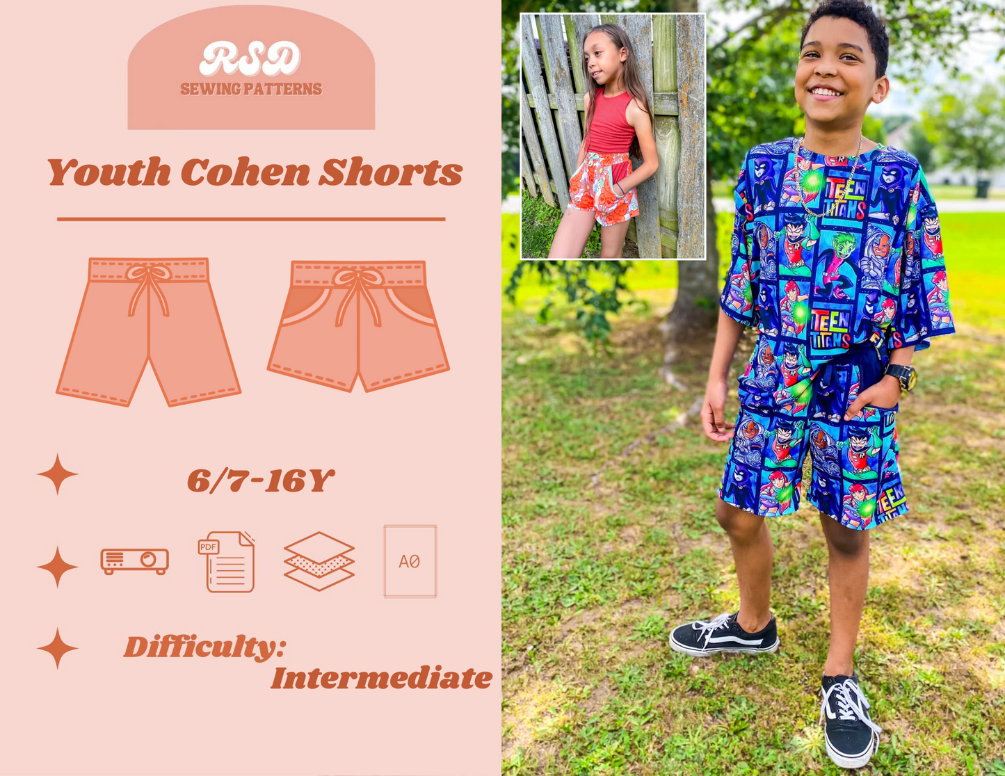 Youth Cohen Shorts PDF