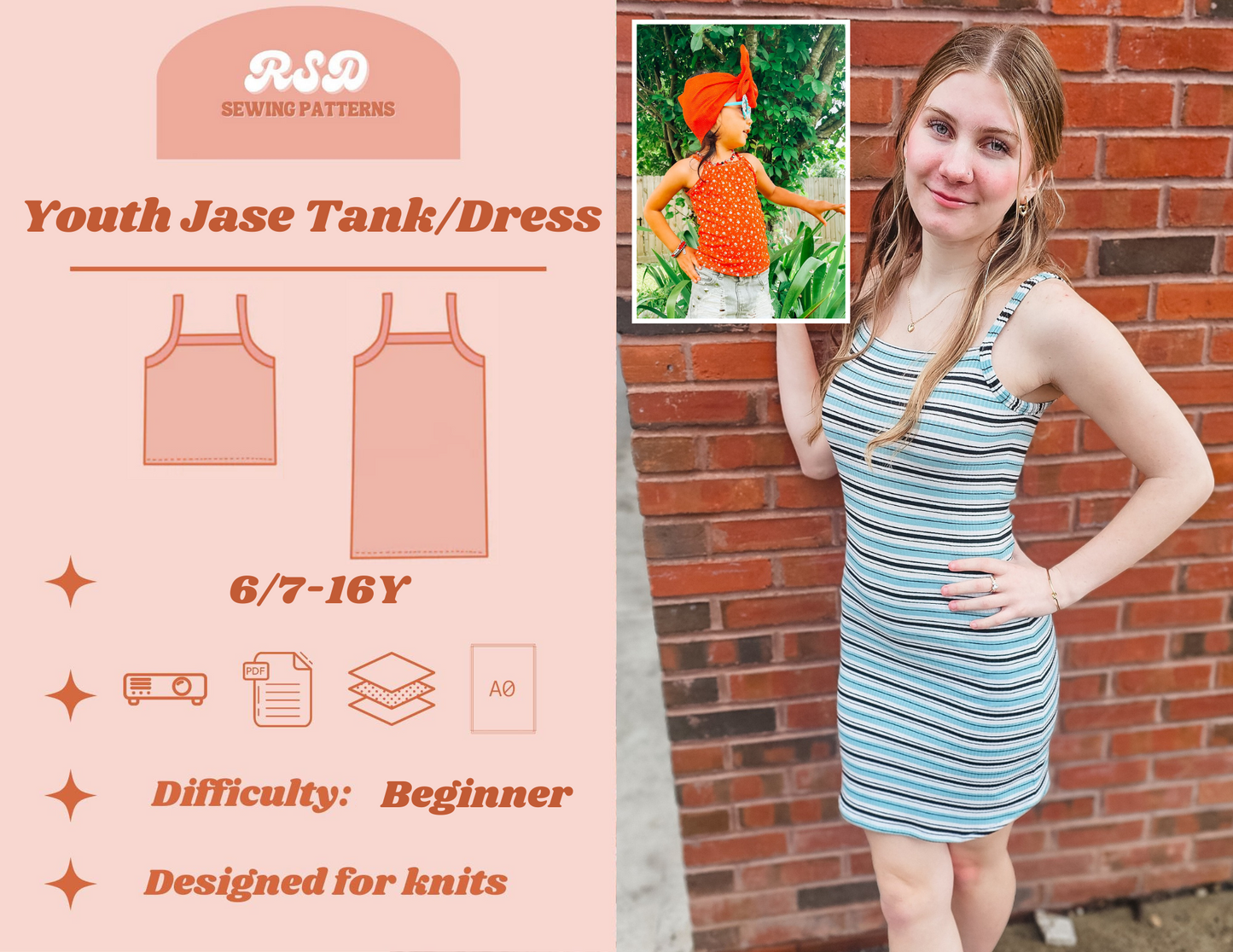 Youth Jase Tank/Dress PDF