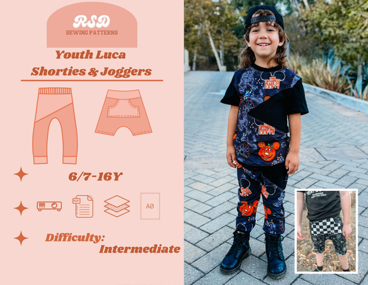 Youth Luca Shorties/Joggers PDF