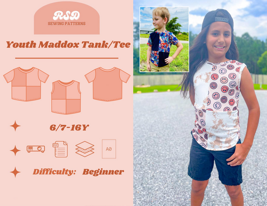 Youth Maddox Tank/Tee PDF