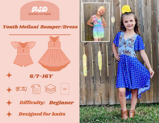 Youth Meilani Romper/Dress PDF
