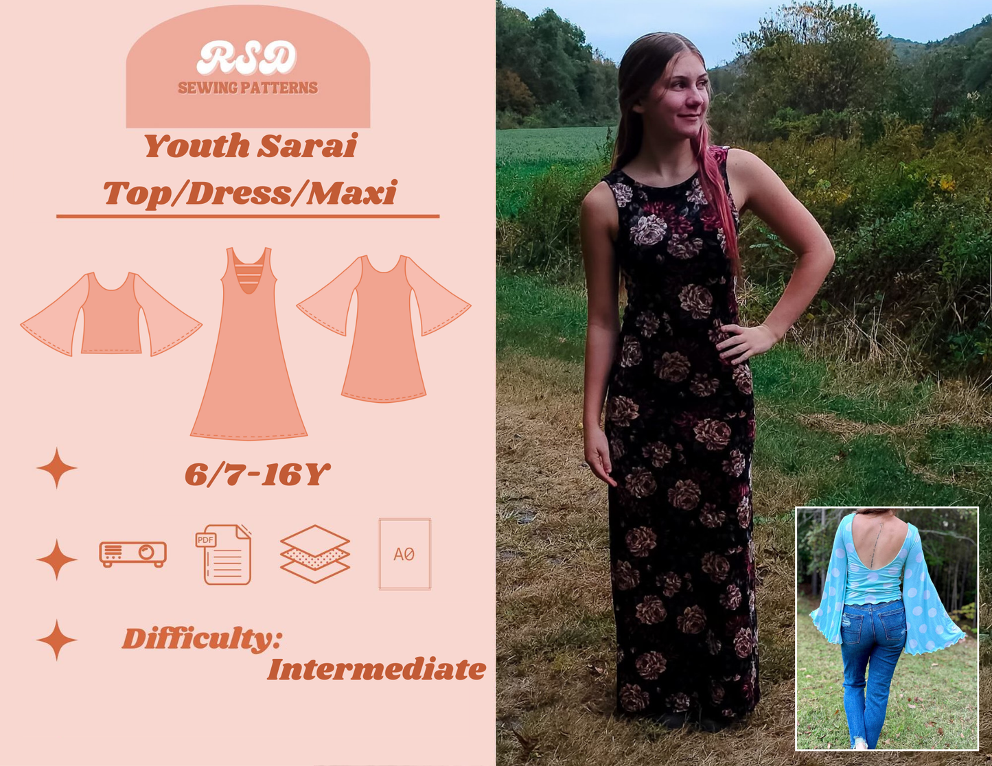 Youth Sarai Top/Dress/Maxi PDF