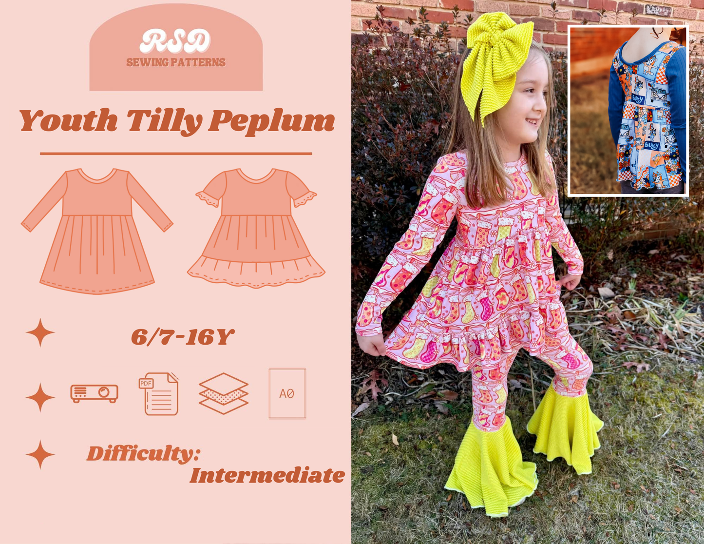 Youth Tilly Peplum PDF